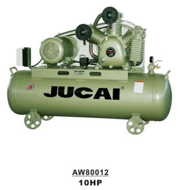 10hp 7.5kw 250L Reciprocating Piston Air Compressor Belt Driven