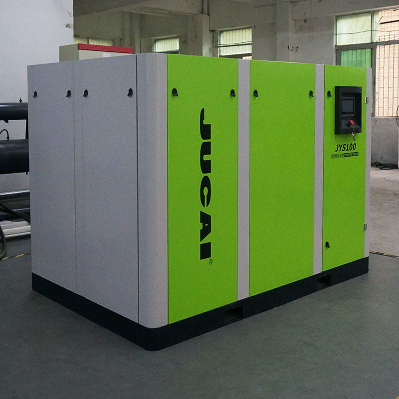 Axial flow Fan IP55 Two Compression Screw Air Compressor With IE4 Permanent Magnet Motor