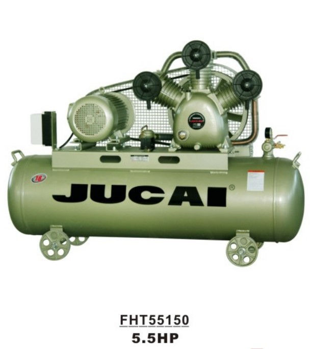 5.5hp 4kw 150L Reciprocating Piston Air Compressor / Dual Piston Air Compressor