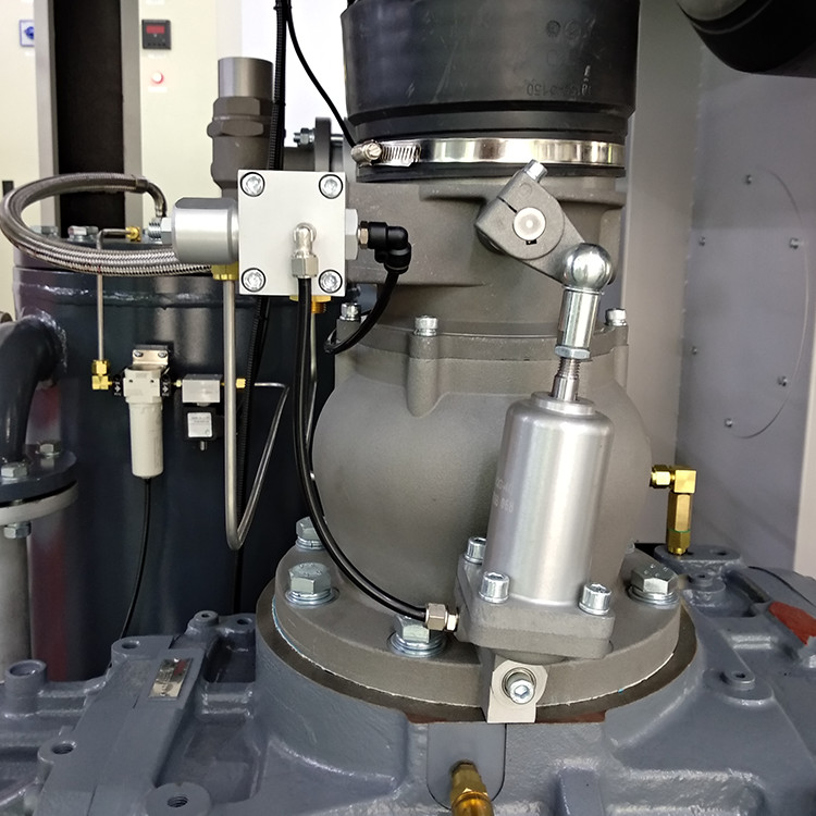 Axial flow Fan IP55 Two Compression Screw Air Compressor With IE4 Permanent Magnet Motor